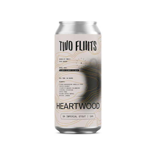 Two Flints - Heartwood - BA Imperial Stout - 14% - 440ml Can