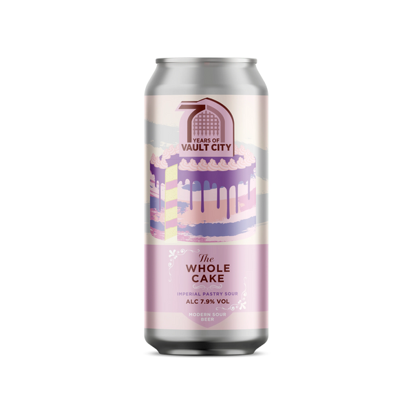 Vault City - The Whole Cake - 7 Years Imperial Pastry Sour - 7.9% - 440ml Can