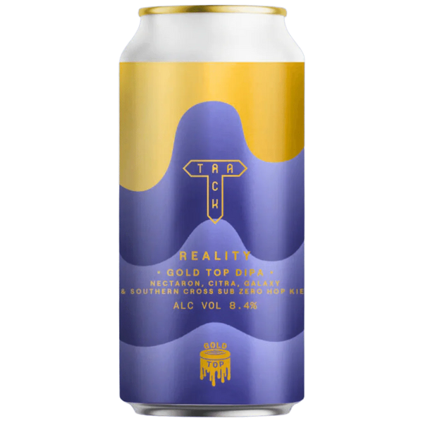 Track - Reality - Gold Top DIPA - 8.4% - 440ml Can