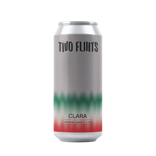 Two Flints - Clara - Mexican Lager - 4.6% - 440ml Can