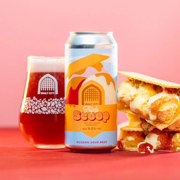 Vault City - Triple Scoop: PBJ Ice Cream Sandwich - Ice Cream Sour - 8% - 440ml Can