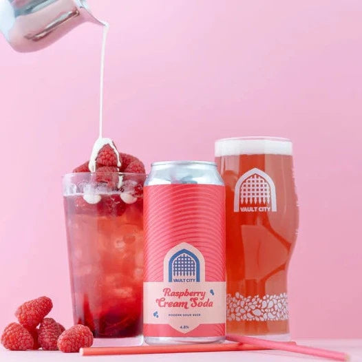 Vault City - Raspberry Cream Soda - Sour - 4.8% - 440ml Can