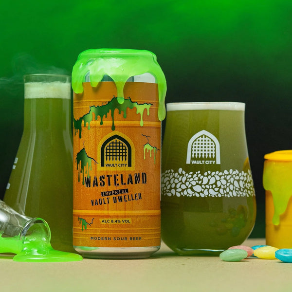 Vault City - Wasteland Imperial Vault Dweller - Lemon, Lime, Kiwi and Apple Sour - 8.4% - 440ml Can