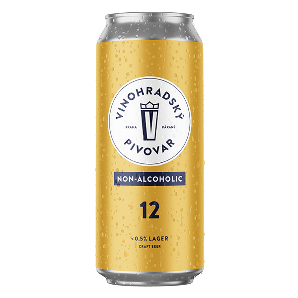 Vinohradsky Pivovar - 12 Non-Alcoholic - Lager - 0.5% - 500ml Can