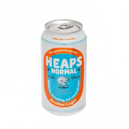 Heaps Normal - Another Lager - Alcohol-Free Lager - 0.5% - 375ml Can