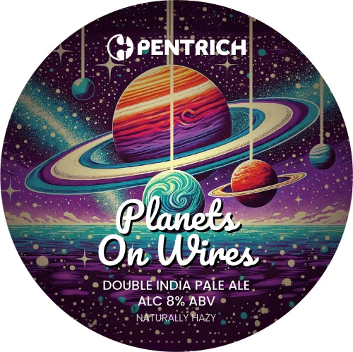 Pentrich - Planets On Wires - Double India Pale Ale - DIPA - 8% - 440ml Can