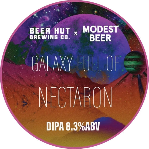 Beer Hut x Modest Beer - Galaxy Full Of Nectaron - DIPA - 8.3% - 440ml Can