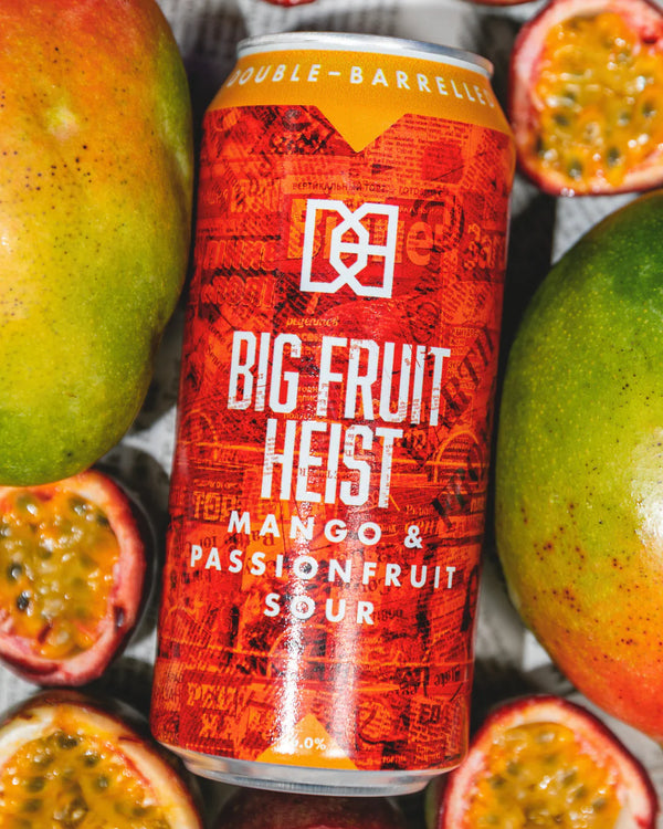 Double Barrelled - Big Fruit Heist - Mango & Pasion Fruit Sour - 6%