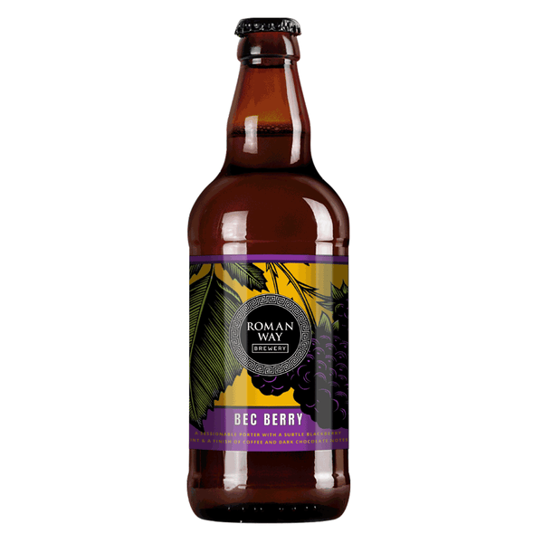 Roman Way - Bec Berry - Blackberry Porter - 4.8% - 500ml Bottle (BEST BEFORE 4/10/24)