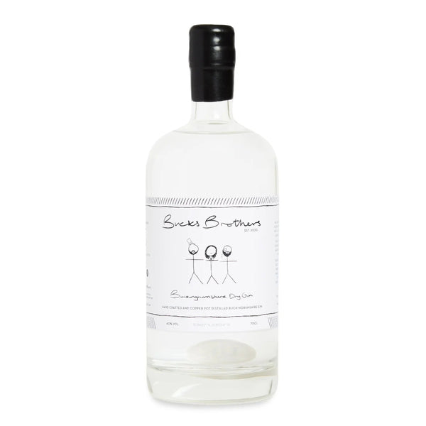 Bucks Brothers Gin - Buckinghamshire Dry Gin - 40% - 70cl Bottle