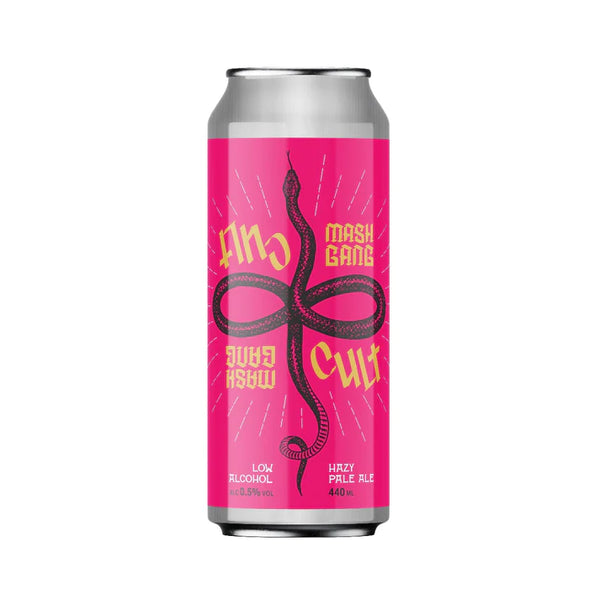 Mash Gang - Cult - Low Alcohol Hazy Pale Ale - 0.5% - 440ml Can
