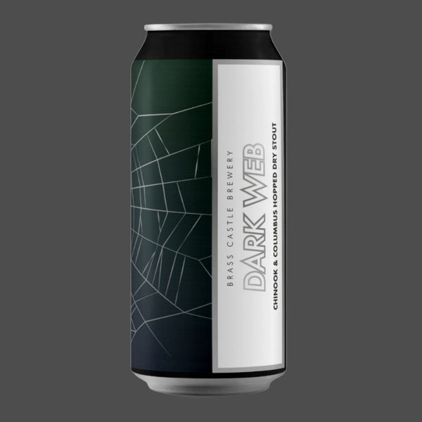 Brass Castle - Dark Web - Gluten-Free Hopped Dry Stout - 4.8% - 440ml Can