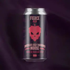 Fierce - Chocolate Old Fashioned Moose - Cacao Vanilla Stout - 4.5%- 440ml Can