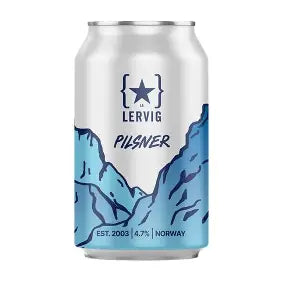 Lervig - Pilsner - Lager - 4.7% - 330ml Can