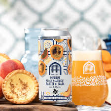 Vault City - Imperial Peach & Apricot Pastel De Nata - Imperial Sour Beer - 8% - 440ml Can