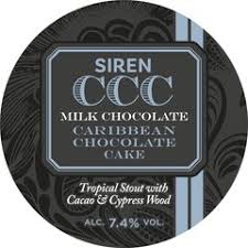 Siren - Milk Chocolate Caribbean Chocolate Cake - Chocolate Stout - 7.4% - 330ml Can
