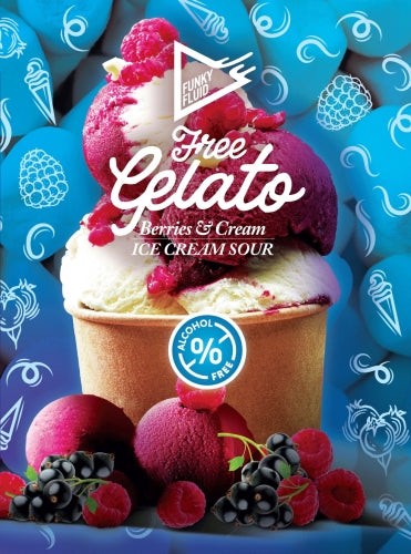 Funky Fluid - Free Gelato - AF Ice Cream Sour - 0.5%
