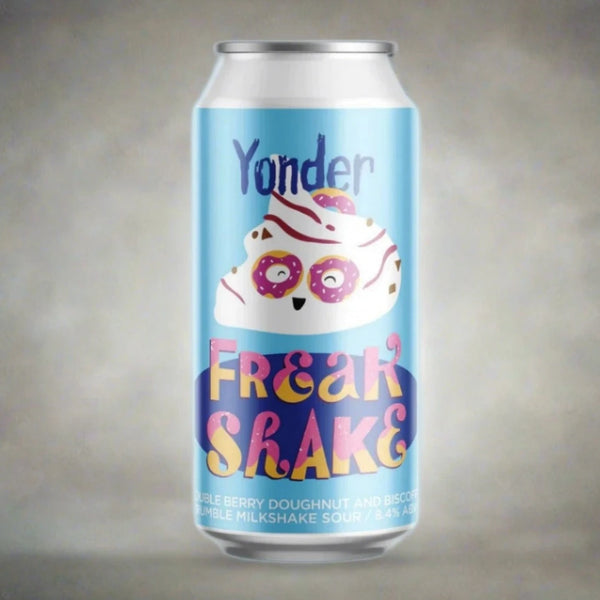 Yonder - Freak Shake - Double Berry Doughnut & Biscoff Crumble Milkshake Sour - 8.4% - 440ml Can