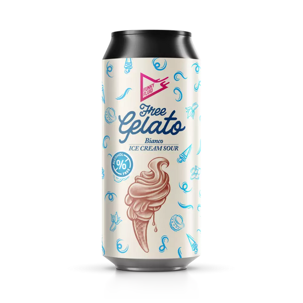 Funky Fluid - Free Gelato - Bianco - 0.5% - 500ml Can