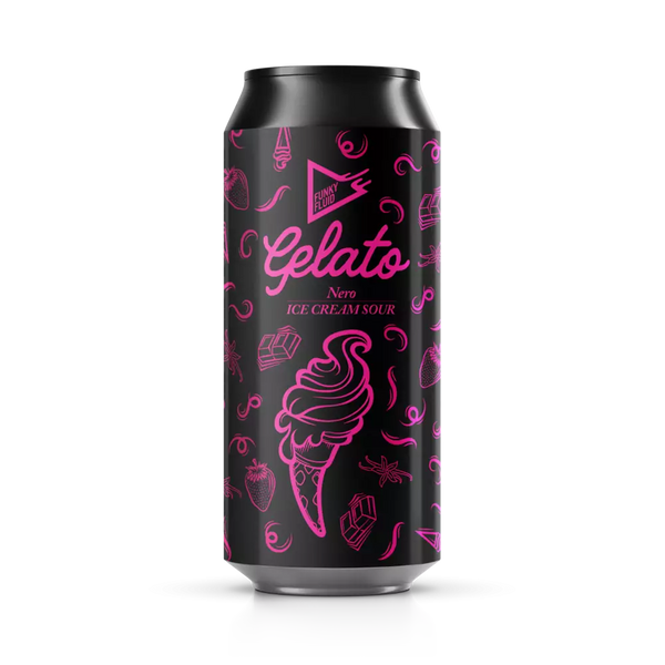 Funky Fluid - Gelato: Nero - Ice Cream Sour - 5.5% - 440ml can