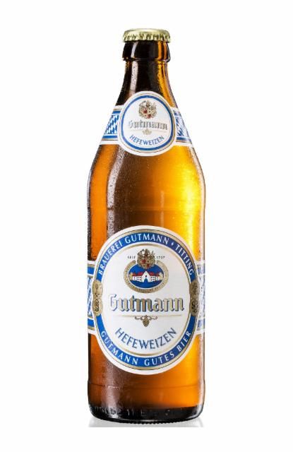 Gutmann - Hefeweizen - Weissbier Hell - German Wheat Beer - 5.2% - 500ml Bottle