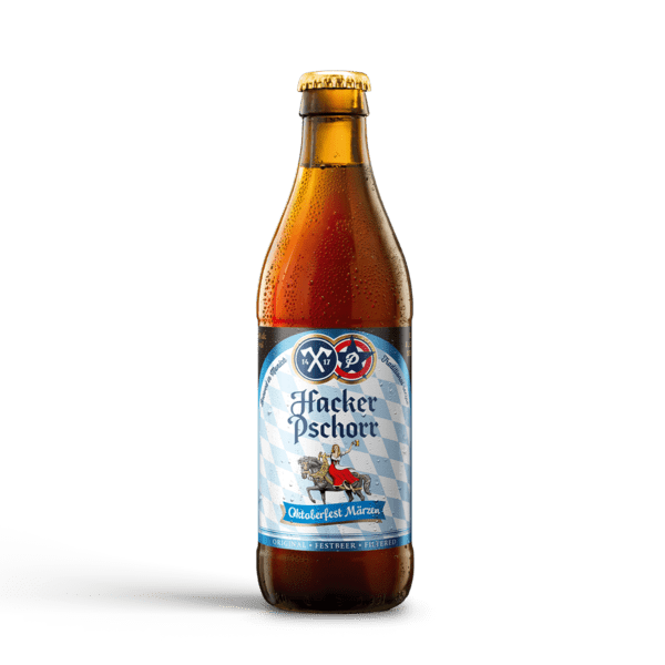 Hacker-Pschorr - Oktoberfest Marzen - Oktoberfest Bier - 5.8% - 330ml Bottle