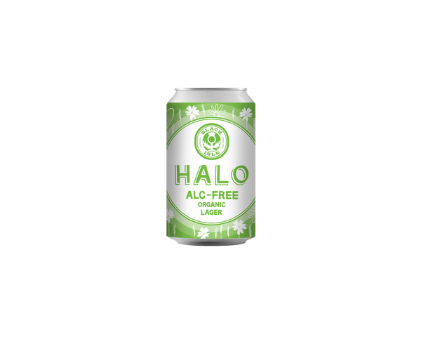 Black Isle - Halo - Alcohol-Free Organic Lager - 0.3% - 330ml Can