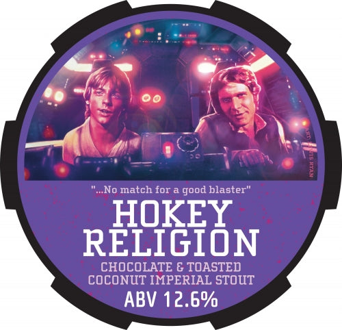 Emperor's - Hokey Religion - Chocolate & Toasted Coconut Imperial Stout - 12.6% - 330ml Can