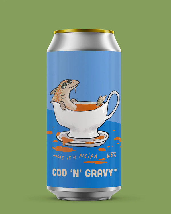 Pretty Decent Beer Co - Cod 'N' Gravy - NEIPA- 6.5% - 440ml Can