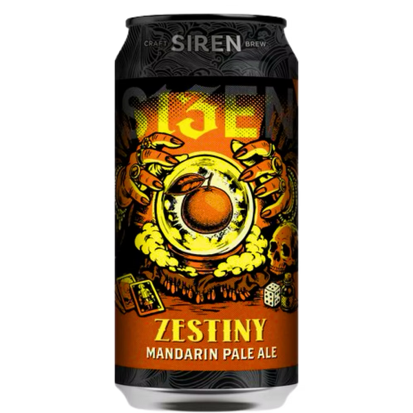 Siren - Zestiny - Mandarin Pale Ale - 5% - 440ml Can.