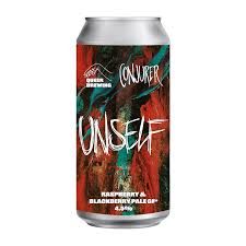 Queer Brewing - Unself - Raspberry & Blackberry GF Pale - 4.5% - 440ml Can.