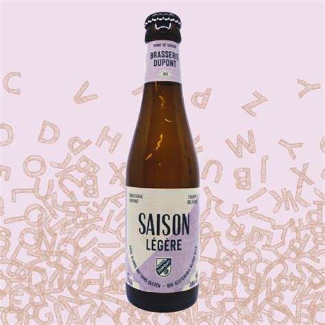 Dupont - Légère - Gluten Free Organic Saison -  2.8% - 330ml Bottle.
