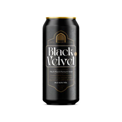 Vault City - Black Velvet - Pitch Black Dessert Sour - 6.5% - 440ml Can