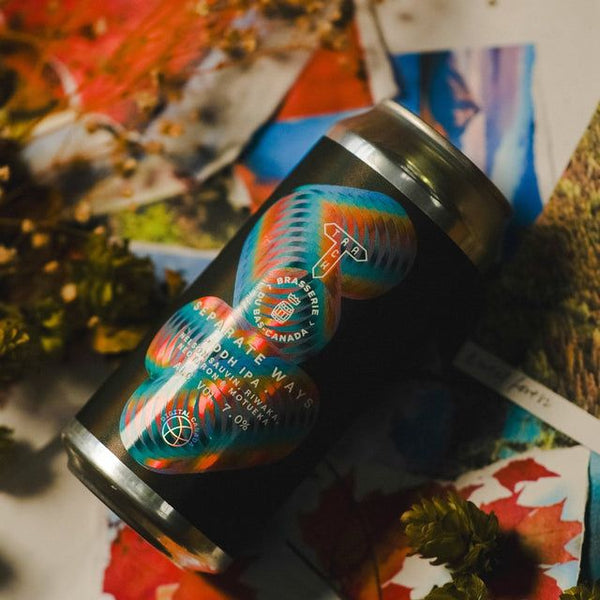 Track x Brasserie Du Bas-Canada - Separate Ways - DDH IPA - 7% - 440ml Can.
