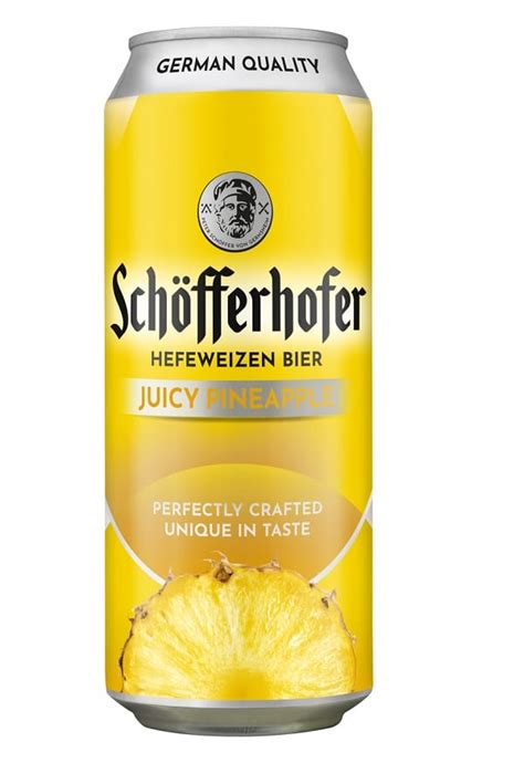Schofferhofer - Juicy Pineapple- Hefeweizen Bier - 2.5% - 500ml Can