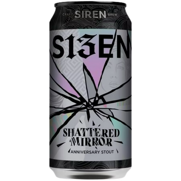 Siren - Shattered Mirror - Anniversary Stout - 9.1% - 440ml Can.