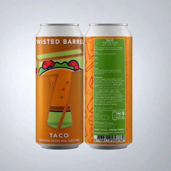 Twisted Barrel - Taco - Tropical Sour - 5.2% - 440ml Can