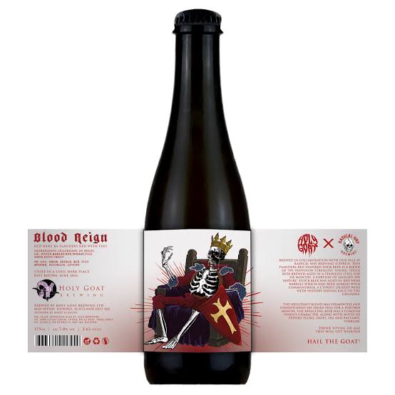 Holy Goat x Radical Way - Blood Reign - Red Wine BA Flanders Red - 7% - 375ml Bottle