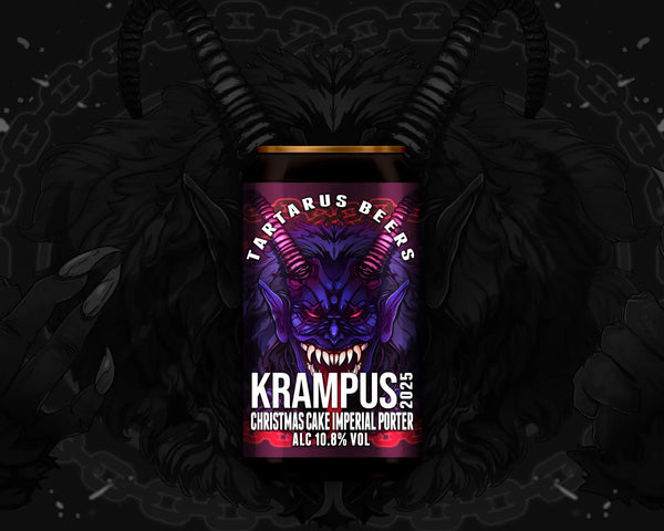 Taratarus - Krampus 2025 - Christmas Cake Imperial Porter - 10.8% - 330ml Can