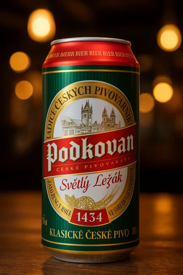Podkován - Svetlý Ležák - Czech Pilsner - Lager - 4.8% - 440ml Can