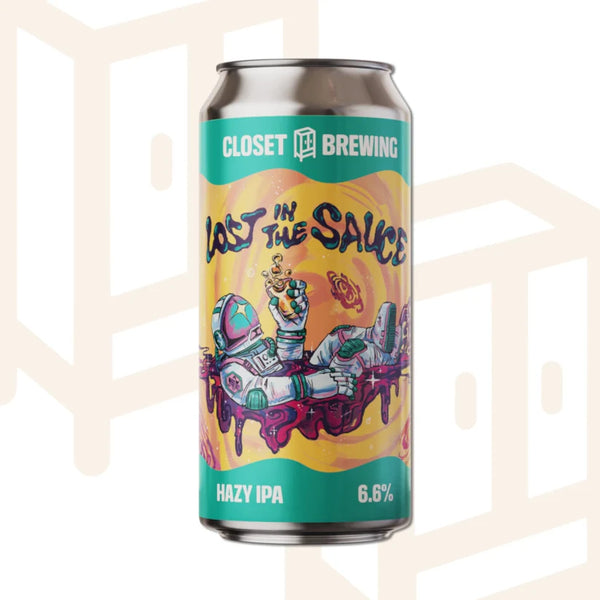 Closet Brewing - Lost In The Sauce - Hazy IPA - 6.6% - 440ml Can