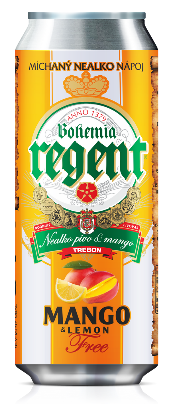 Bohemia Regent - Mango & Lemon Free - Non Alcoholic Beer - 0.5% - 500ml Can