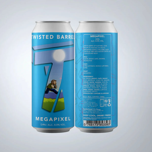Twisted Barrel - Megapixel - DIPA - 8% - 440ml Can