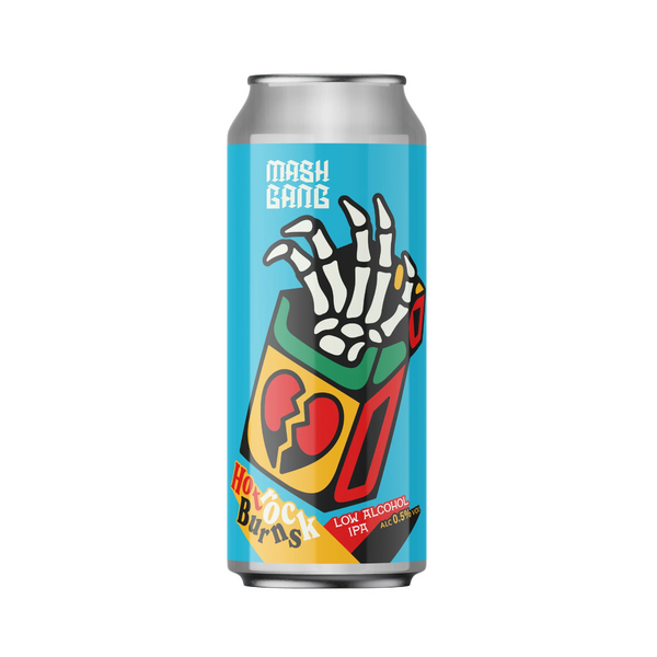 Mash Gang - Hot Rock Burns - Low Alcohol IPA - 0.5% - 440ml Can