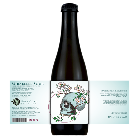 Holy Goat - Mirabelle Sour - Mixed Ferm Golden Sour with Mirabelle Plums - 6.5% - 375ml Bottle