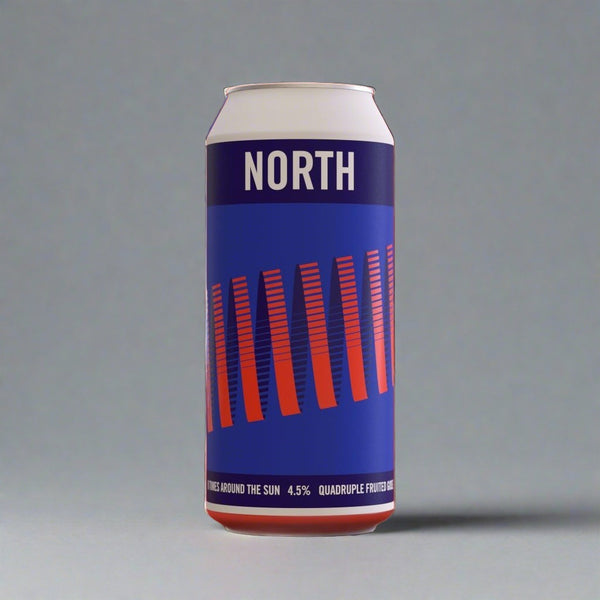 North Brewing Co - 8 Times Around The Sun - Quadruple Fruited Gose - 4.5% - 440ml Can