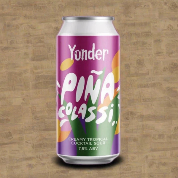 Yonder - Piña Colassi - Creamy Tropical Cocktail Sour - 7.5% - 440ml Can
