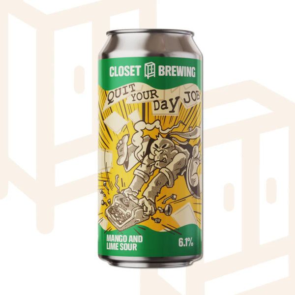 Closet - Quit Your Day Job - Mango & Lime Sour - 6.1% - 440ml Can