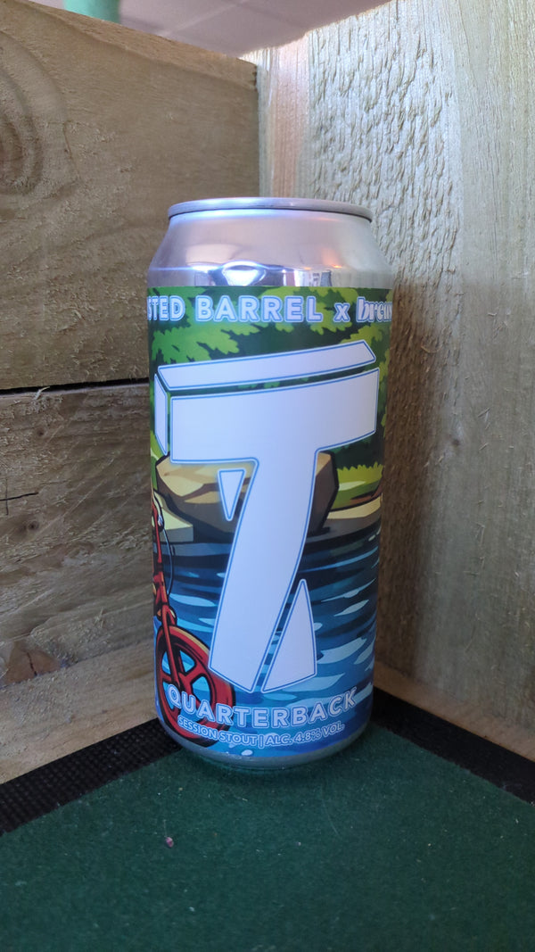 Twisted Barrel x Brewser - Quarterback - Session Stout - 4.8% - 440ml Can