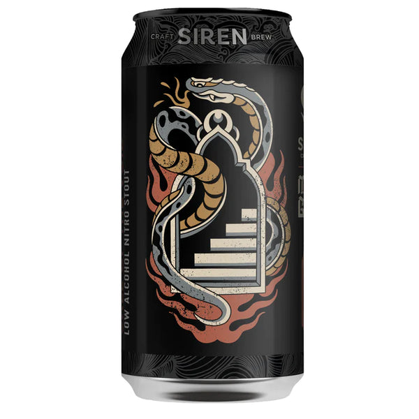 Mash Gang x Siren - Call of the Void - Alcohol-Free Nitro Stout - 0.5% - 440ml Can